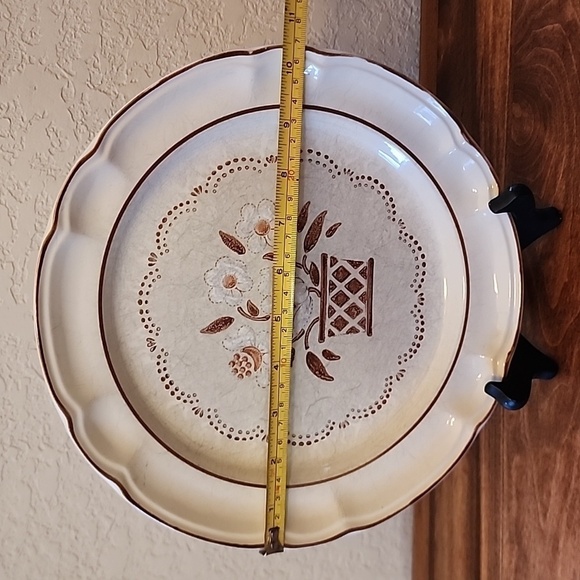Cumberland Mayblossom Stoneware by Hearthside 10.5" Plate Vintage - Picture 6 of 6
